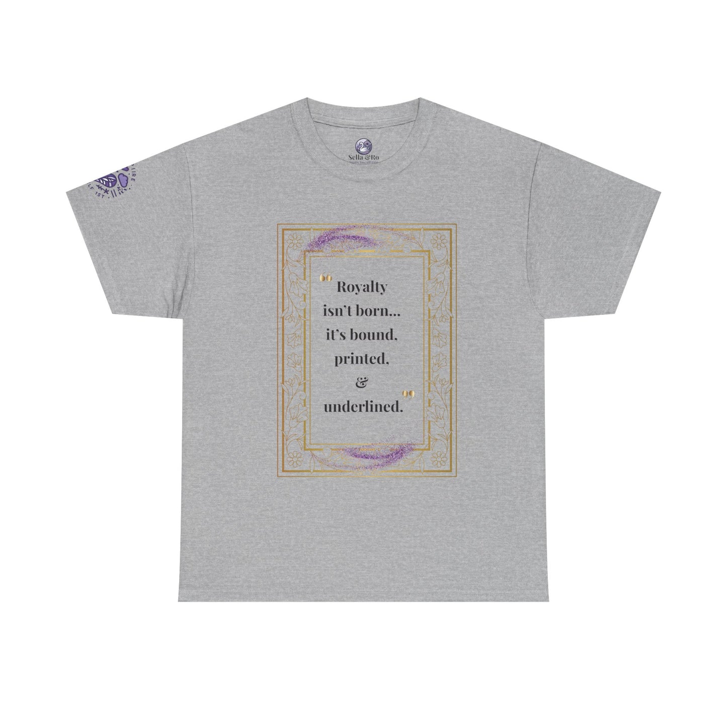 Quote Graphic Tee — "Born, Bound, Printed, or Underlined" Literary T‑Shirt