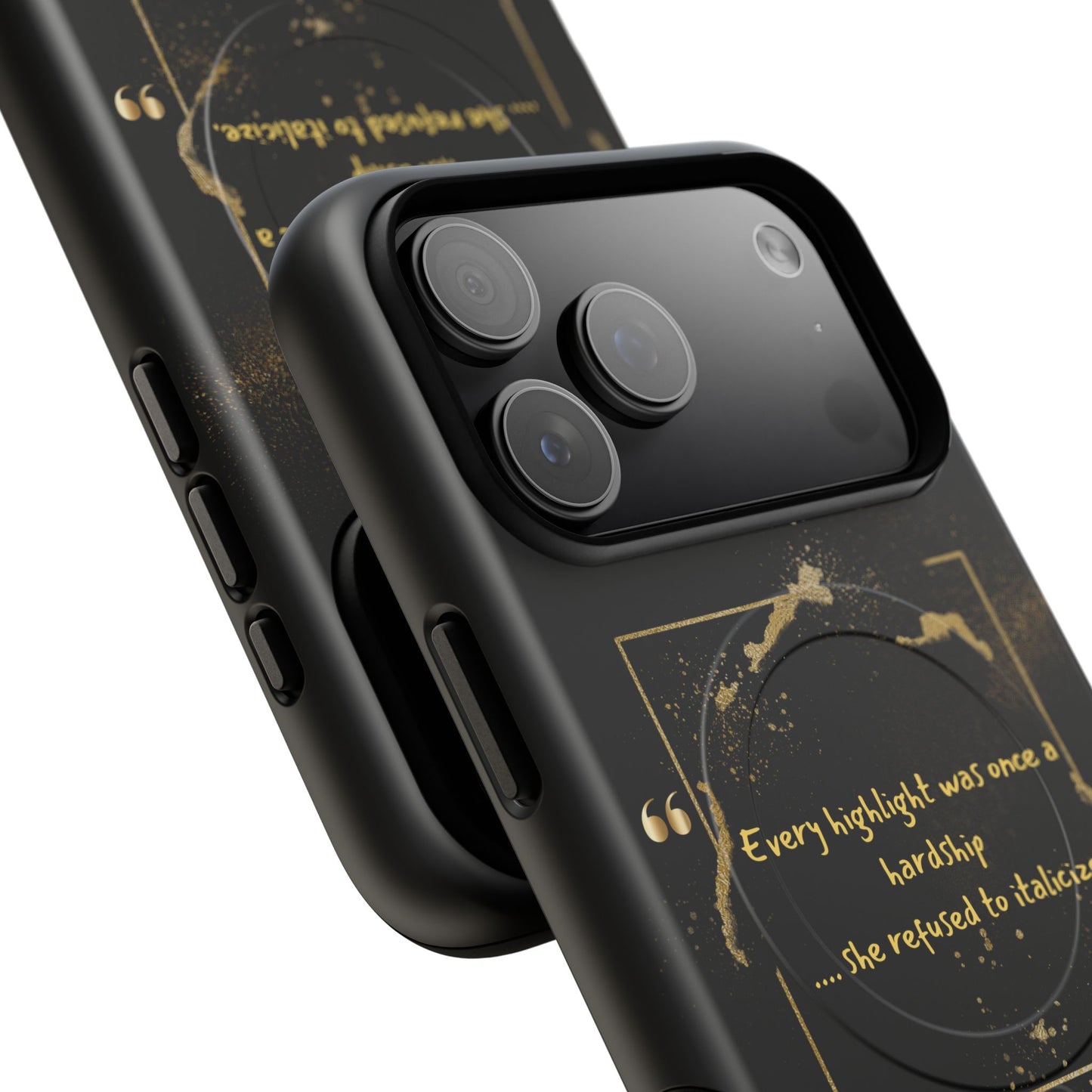 Highlight Phone Case — "Every Highlight Was Once a Hardship" Magnetic Tough Case