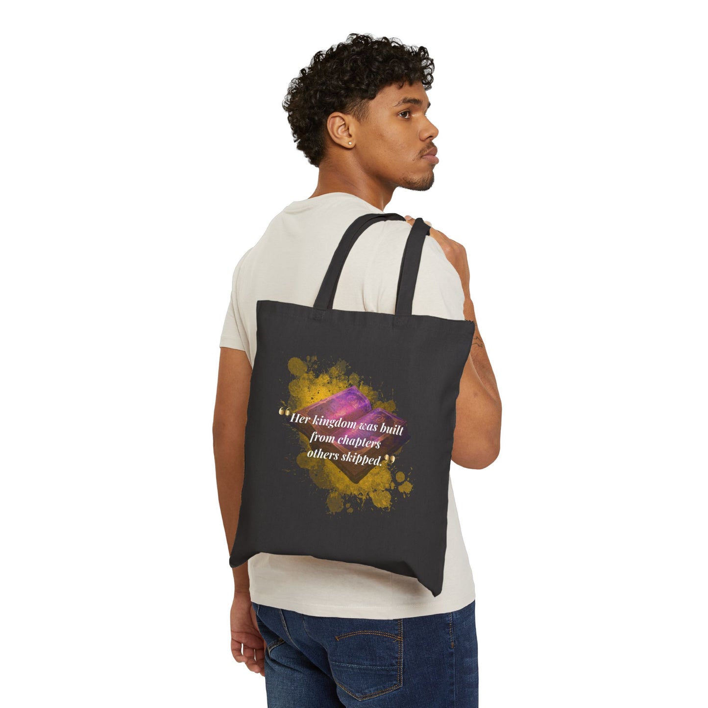 Her kingdom was built .... Canvas Tote
