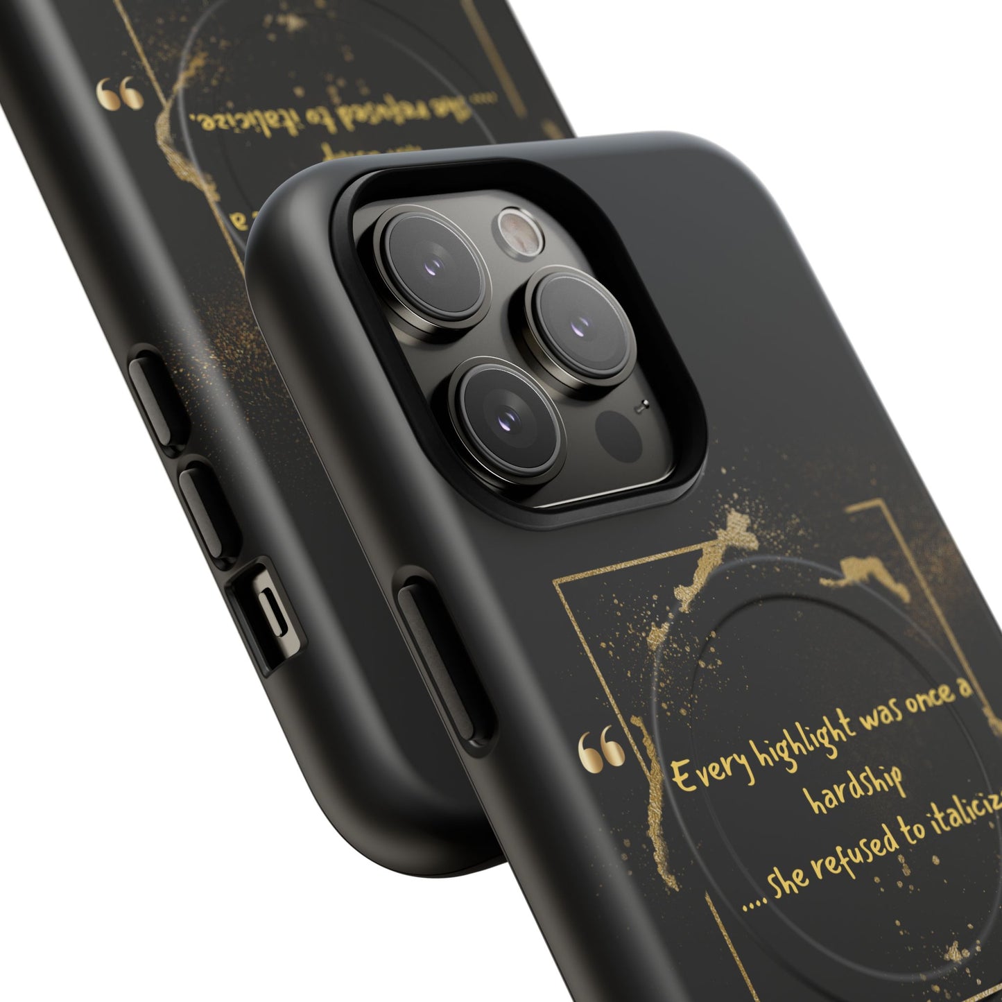 Highlight Phone Case — "Every Highlight Was Once a Hardship" Magnetic Tough Case
