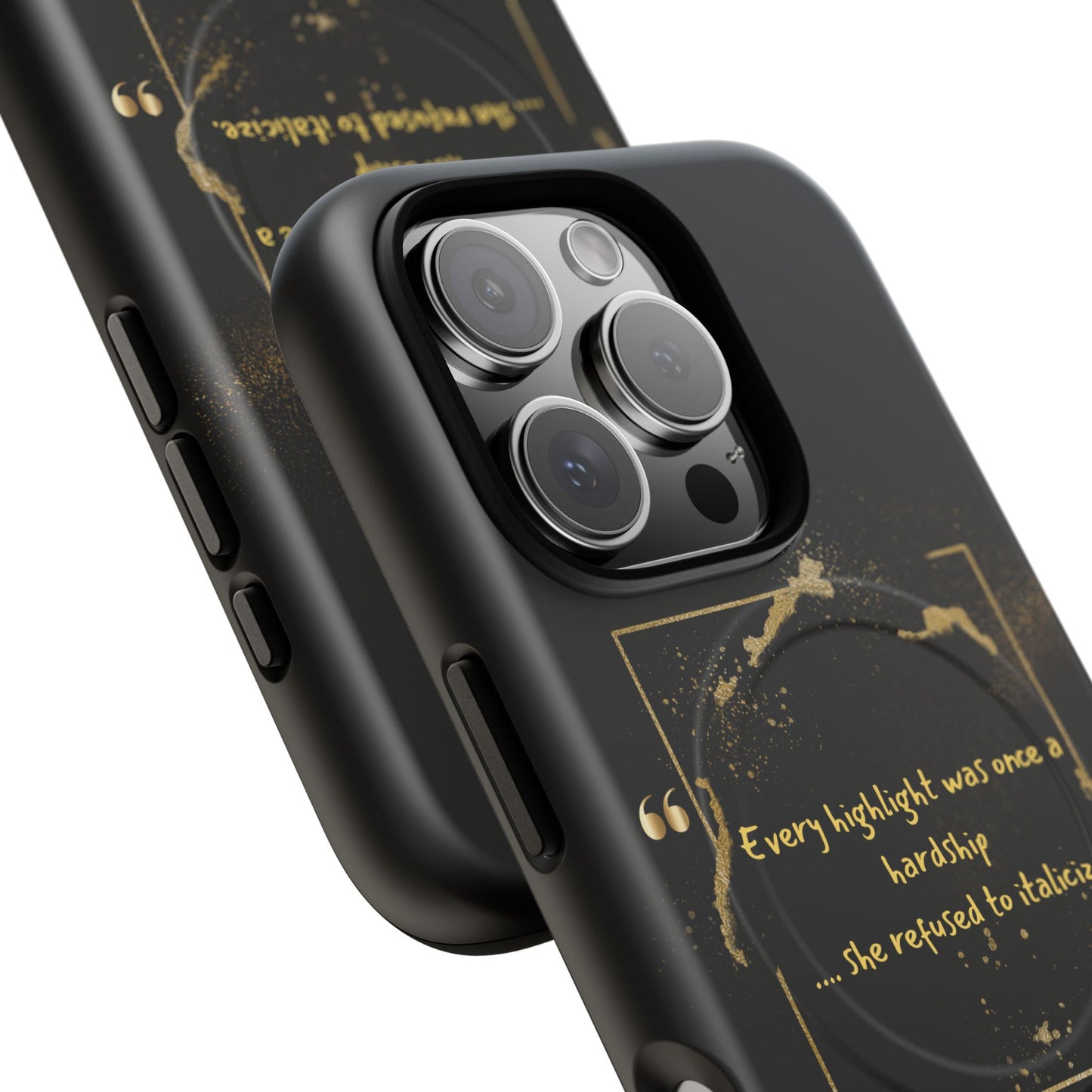 Highlight Phone Case — "Every Highlight Was Once a Hardship" Magnetic Tough Case
