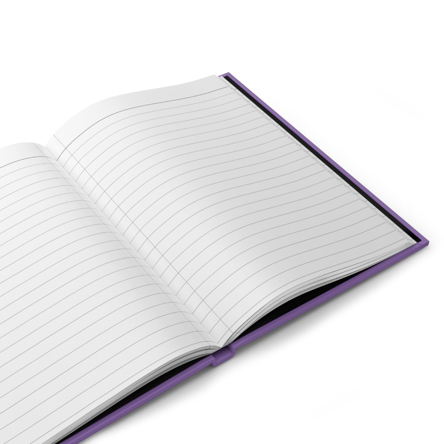 Hardcover Journal — "Royalty isn't born... it's bound, printed, & underlined." Purple Gold Frame