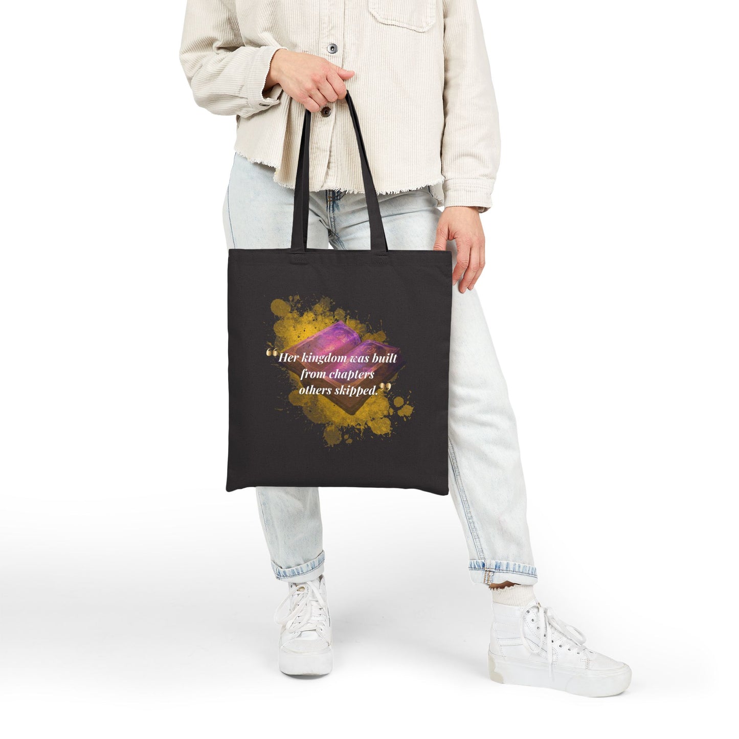 Her kingdom was built .... Canvas Tote
