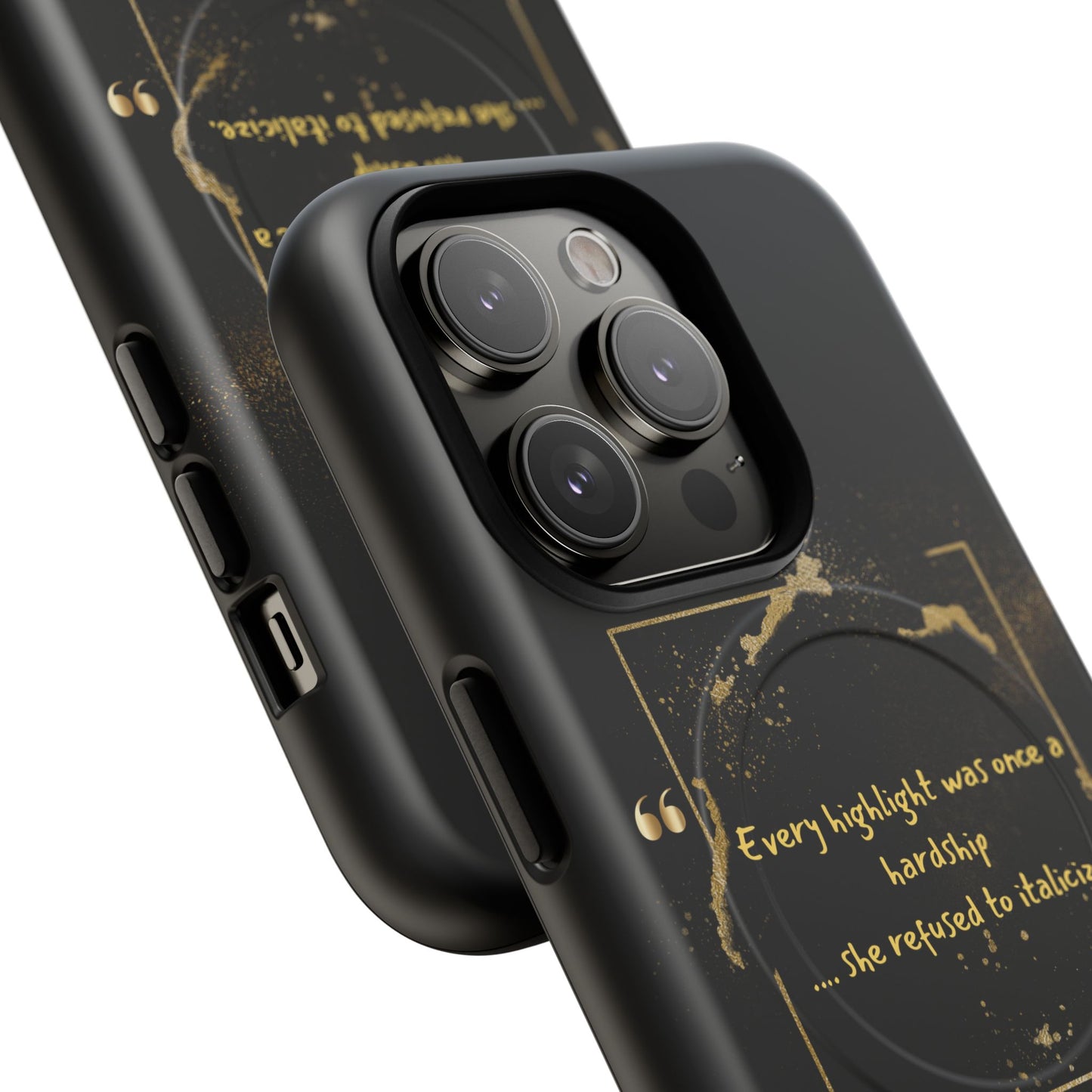 Highlight Phone Case — "Every Highlight Was Once a Hardship" Magnetic Tough Case