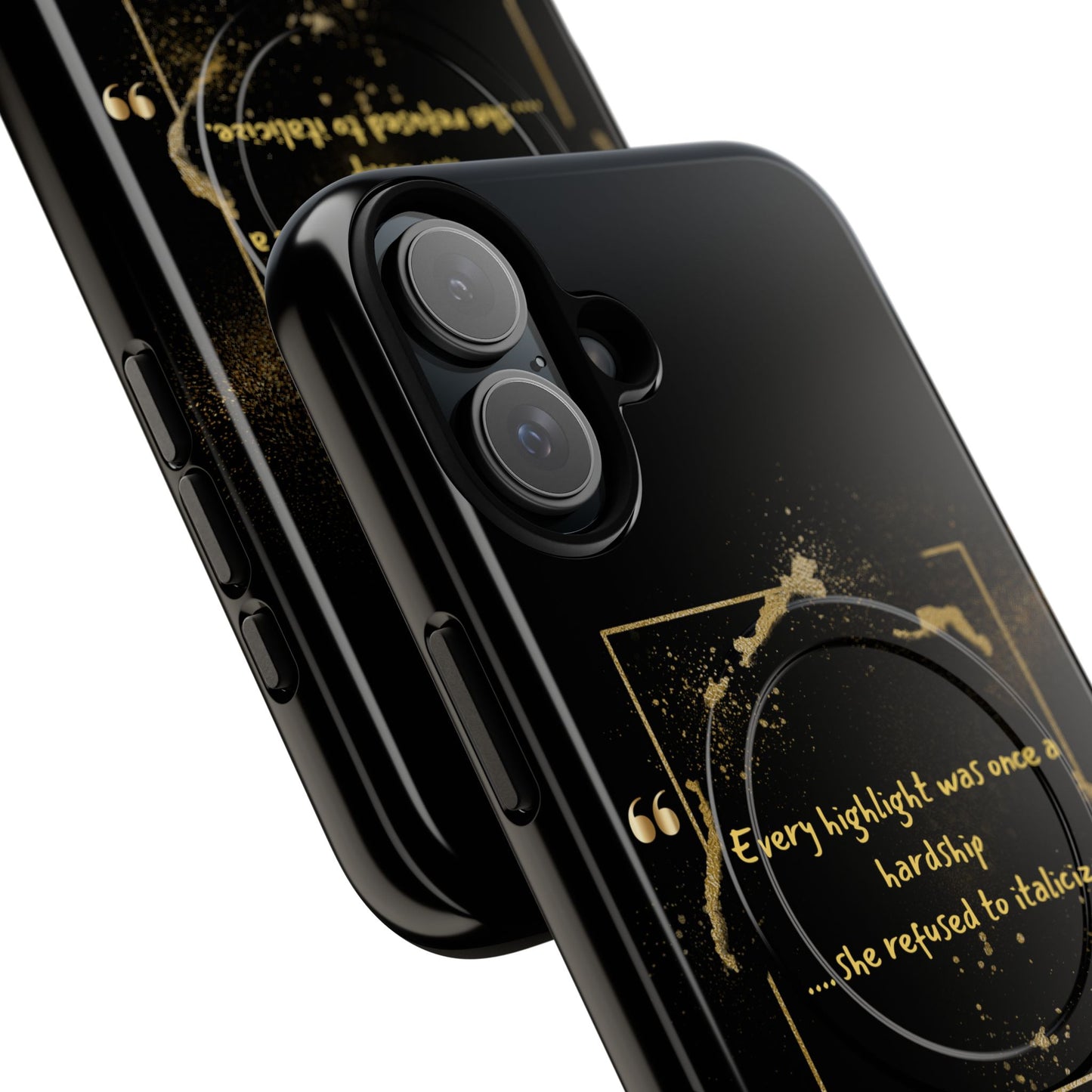 Highlight Phone Case — "Every Highlight Was Once a Hardship" Magnetic Tough Case