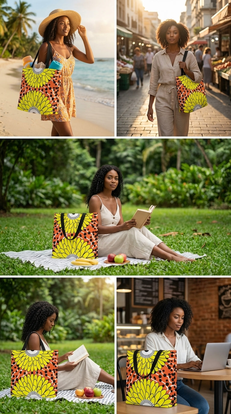 Citrus Bloom Tote Bag