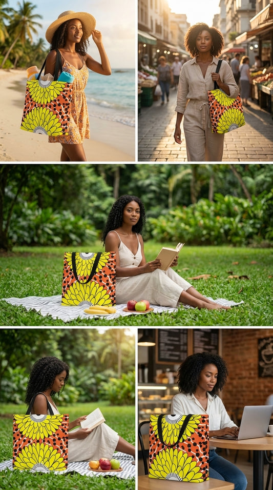 Citrus Bloom Tote Bag