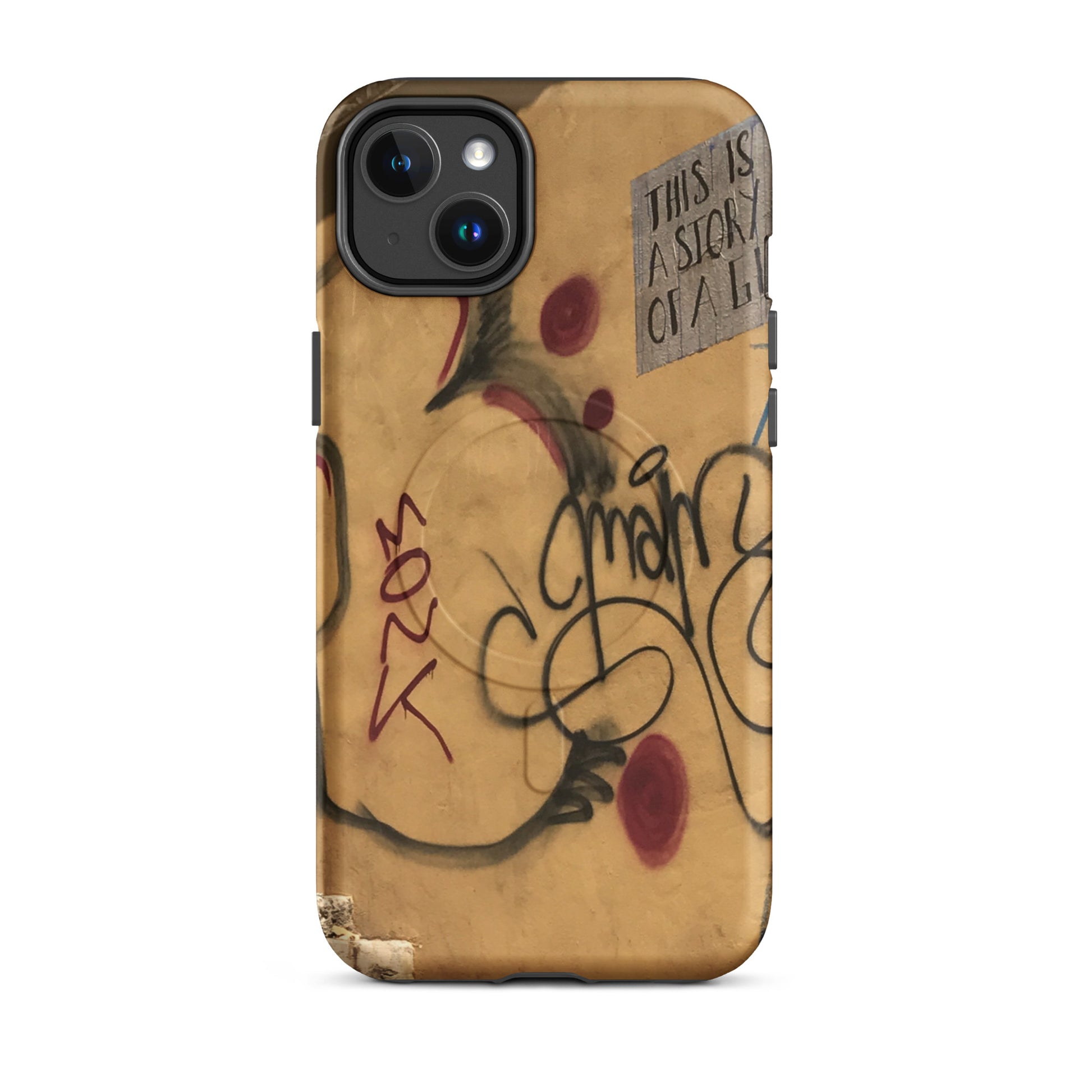 Rome Street Graffiti MagSafe iPhone Case | Urban Art Meets Ancient Hi Sella & Ro Rome Street Graffiti MagSafe iPhone Case | Urban Art Meets Ancient Hi Sella & Ro